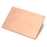 15cm x 10cm Single Side Copper Clad Laminate PCB Board for DIY Circuits - Electronic Components -Robocraze