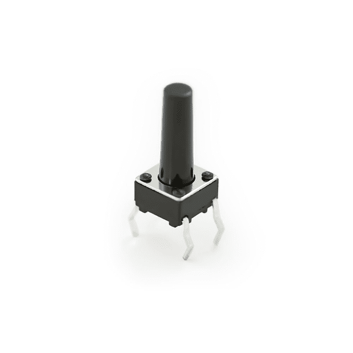 4-Pin Long Push Button Switch (Pack of 5) – Extended push button - Mini Switch - Robocraze