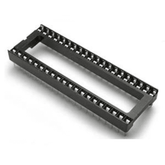 40 Pin Wide IC Base (Pack of 5) – Reliable 40-pin wide IC base socket for secure IC mounting. -Robocraze
