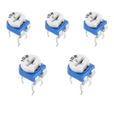 1K Preset Potentiometer (Pack of 5) – Adjustable preset resistors - Electronic Components - Robocraze