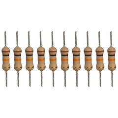 1M Ohm Resistor (10PC) – Common resistors for circuits & sensors. -Basic Components -Robocraze