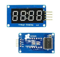 TM1637 4-Digit LED Display + IR Sensor – Ideal for Arduino projects. -LED Display -Robocraze