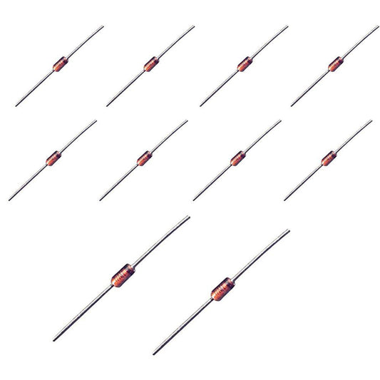 1N4148 Diode (10PC) – Fast-switching diodes for signal processing. -Basic Components -Robocraze