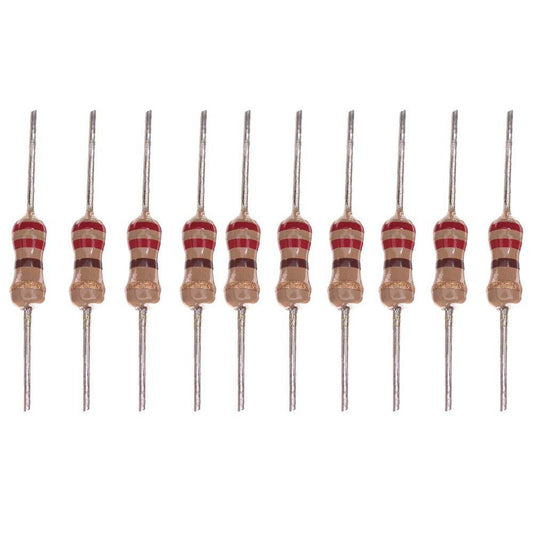 220 Ohm Resistor (10PC) – Voltage regulation resistors. -Basic Components -Robocraze