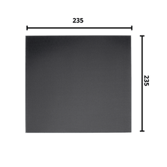 Ultrabase 235x235mm tempered heated bed for consistent 3D printing adhesion -Robocraze