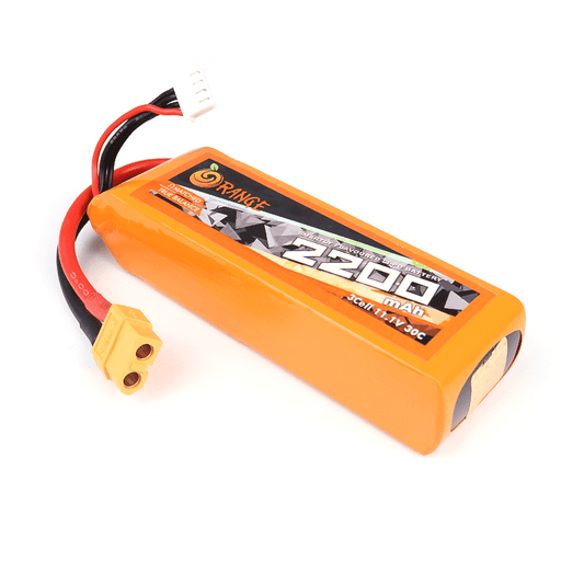 11.1V 2200mAh Orange Lithium polymer battery-Robocraze