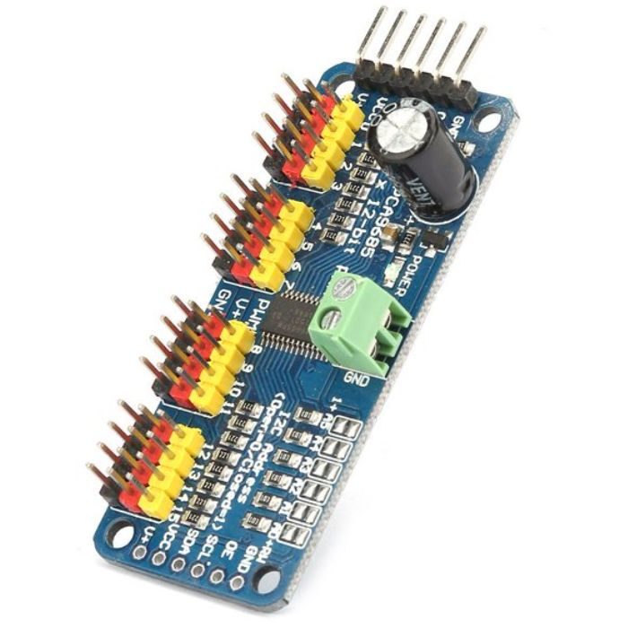 PCA9685 16 Channel Servo Motor Driver(Soldered)-Robocraze