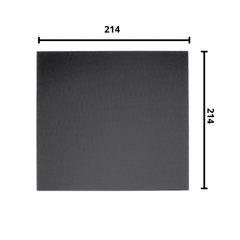 Ultrabase 214x214mm glass bed platform for stable 3D printer builds -Robocraze