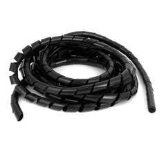10mm Spiral Wrapping Band for cable wire management in electronics and DIY kits -Robocraze