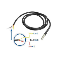 DS18B20 Waterproof Sensor – Digital Temperature for accurate temp readings. -Robocraze