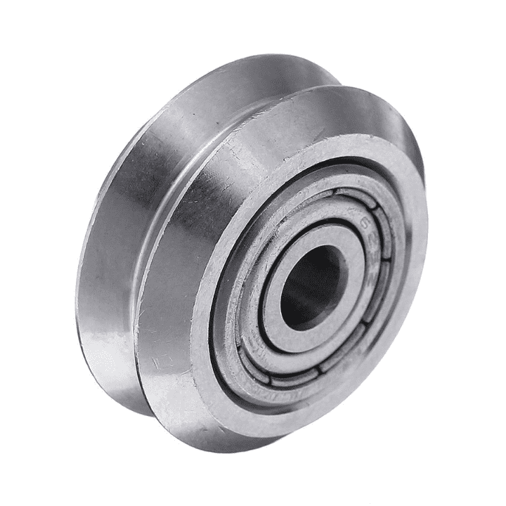 V-groove wheel pulley with 625ZZ bearing for linear rail -Pulley with Bearing -Robocraze