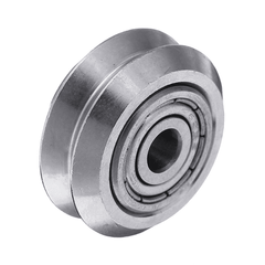 V-groove wheel pulley with 625ZZ bearing for linear rail -Pulley with Bearing -Robocraze