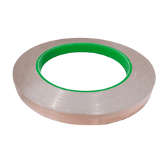 10mm Conductive Copper Tape Adhesive β Conductive tape for PCBs - Soldering Kit - Robocraze