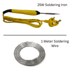 8 in 1 25W Soldering Kit – Essential kit for repairs & DIY – soldering iron kit - Soldering Kit -Robocraze