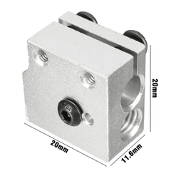 Volcano Hot End Heater Block for 3D Printer – Reliable 3D Printing Machine Parts for heating.-Robocraze