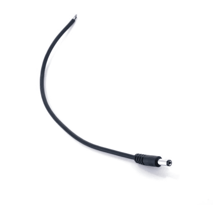 5mm DC Jack Male Connector with Wire – Reliable power connector for DC applications. Electronic Components - Robocraze