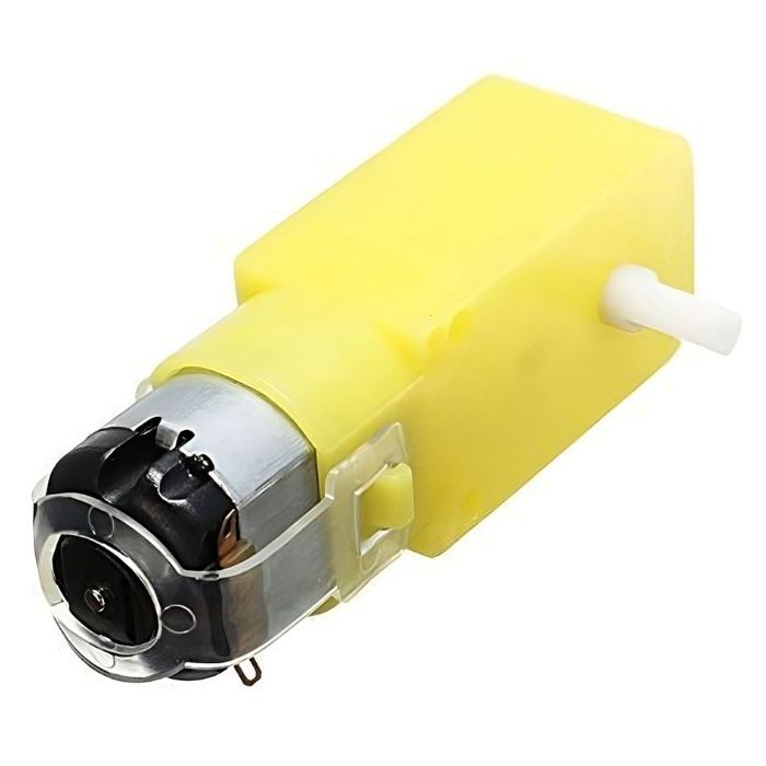 Single Shaft 300 RPM BO Gear Motor with Wheels (2pcs), smooth power for DIY robots – Robot Motors - Robocraze