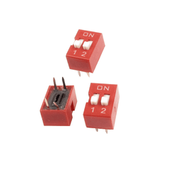 2 Way Slide Switch 2.54mm Pitch (Pack of 2) – Compact 2-way slide switch - Mini Switch - Robocraze
