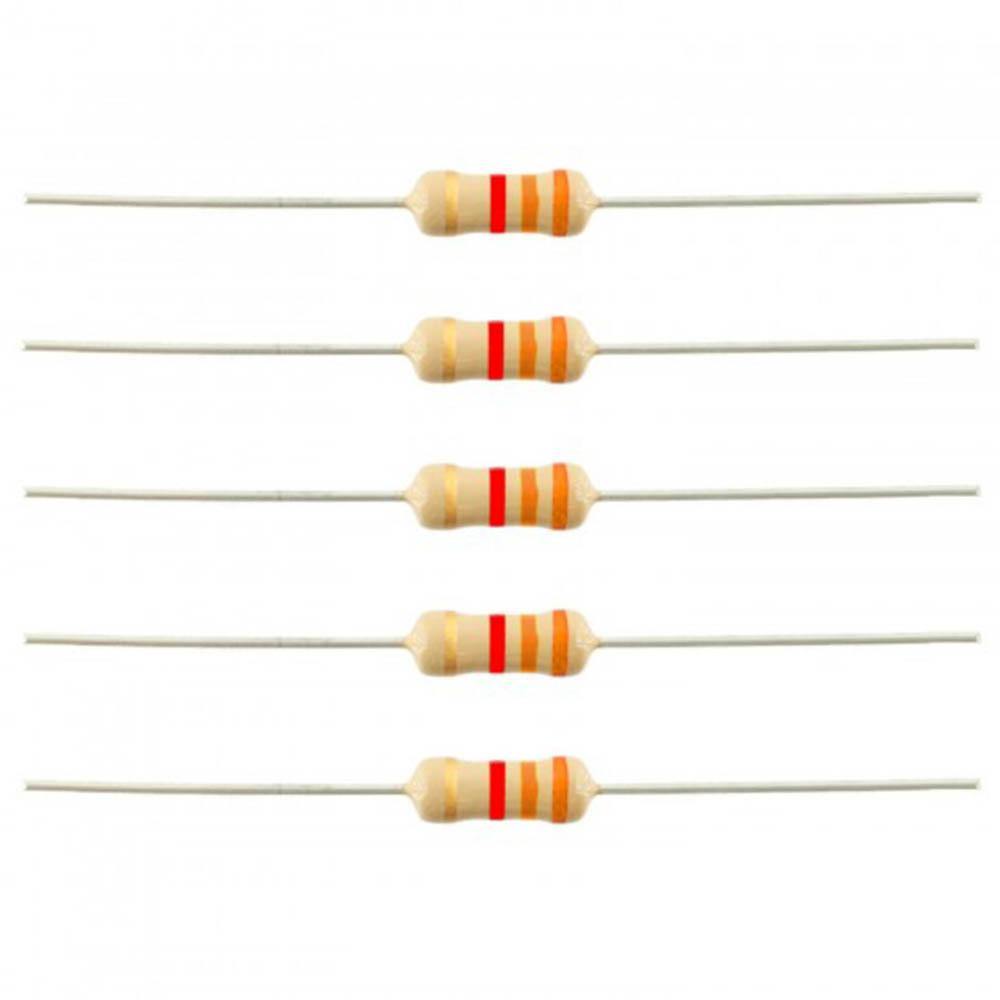 3.3k Ohm Resistor (10PC) – LED circuit & voltage divider resistors. -Basic Components -Robocraze