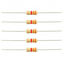 3.3k Ohm Resistor (10PC) – LED circuit & voltage divider resistors. -Basic Components -Robocraze