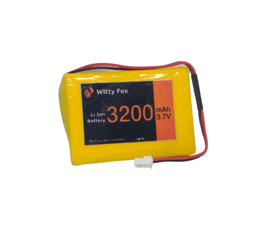Witty Fox 3.7V 3200mAh Li-ion Battery – High-quality battery for electronics. -Lithium Battery -Robocraze
