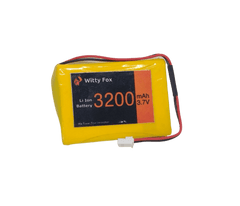Witty Fox 3.7V 3200mAh Li-ion Battery – High-quality battery for electronics. -Lithium Battery -Robocraze