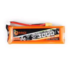 11.1 V 3000mah 3S 40C-80C Lithium Polymer Battery-Robocraze