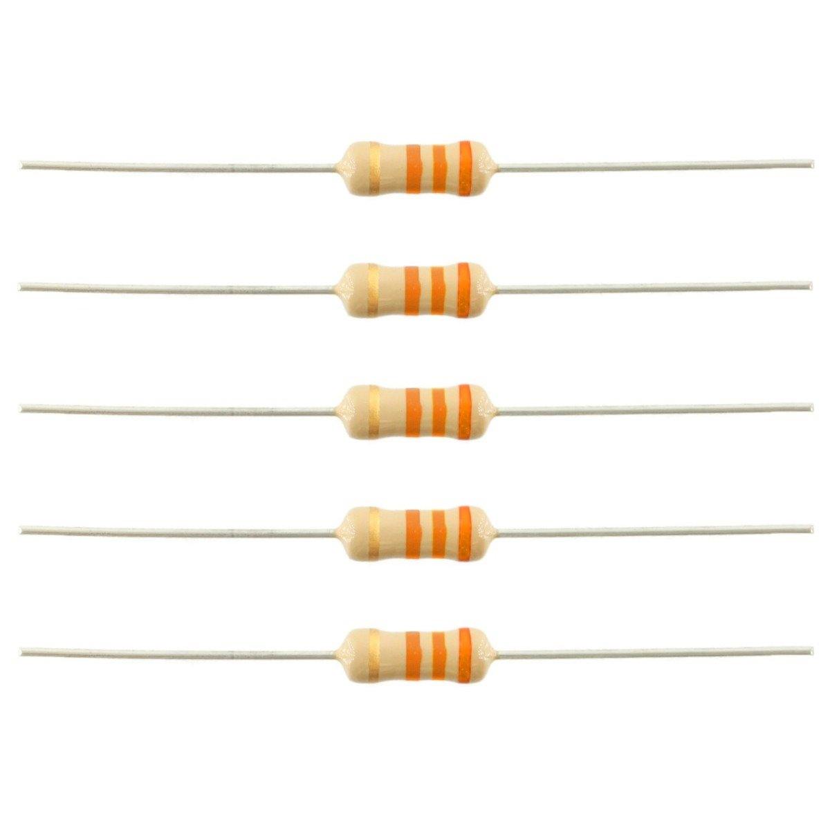33k Ohm Resistor (10PC) – Biasing & current-limiting resistors. -Basic Components -Robocraze