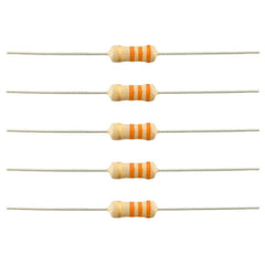 33k Ohm Resistor (10PC) – Biasing & current-limiting resistors. -Basic Components -Robocraze