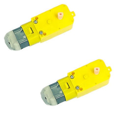 Red BO Gear Motor Wheel + 100 RPM Single Shaft BO Gear Motor (Set of 2), ideal for robotics – Robot Motors - Robocraze