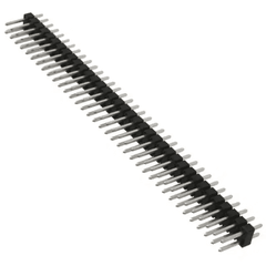 40x2 Pin 2.54mm Pitch Male Berg Strip – Durable connector for PCB applications. Electronic Components - Robocraze