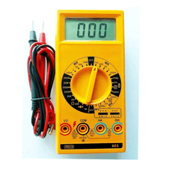 MECO-603 Digital Multimeter – Efficient meter for AC/DC voltage, current & resistance.-Digital Multimeter -Robocraze