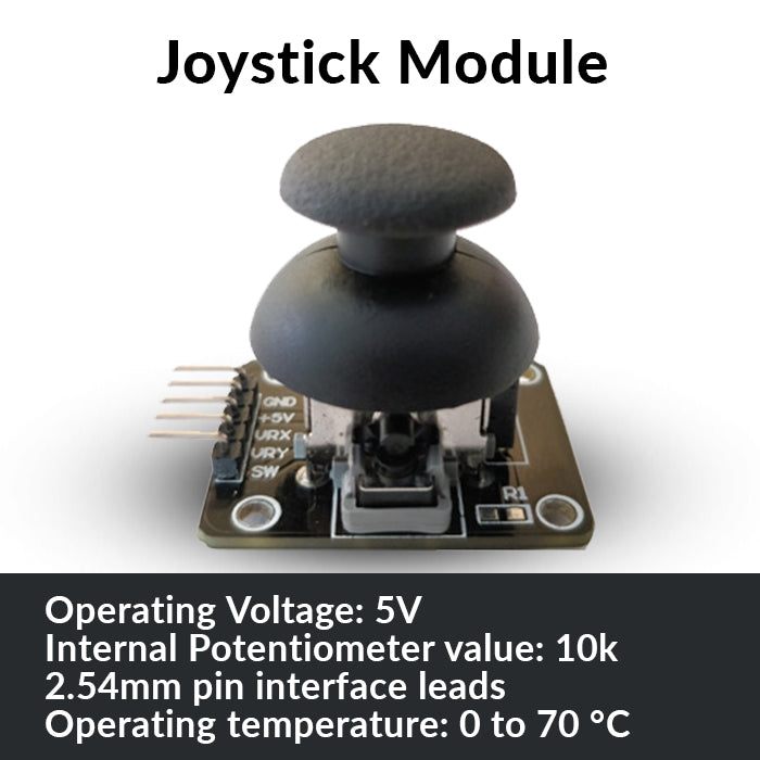 PS2 Joystick Module Breakout Sensor – Joystick sensor for gaming - Mini Switch - Robocraze