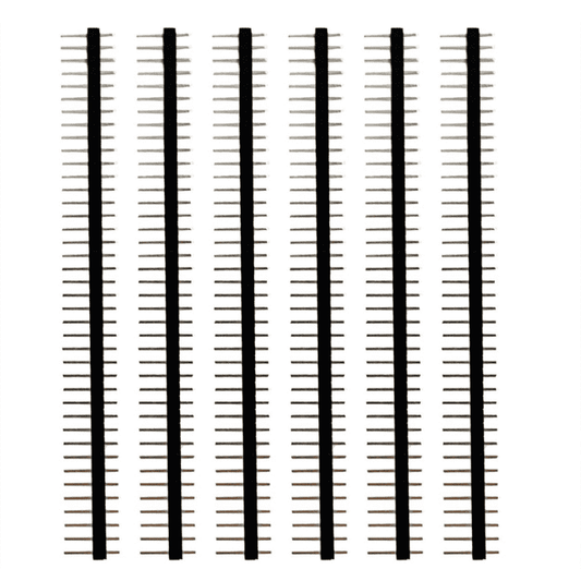 40x1 Pin 2.54mm Single Row Straight Male Pin Header Strip (Pack of 50)-Robocraze