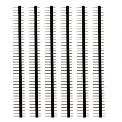 40x1 Pin 2.54mm Single Row Straight Male Pin Header Strip (Pack of 50)-Robocraze