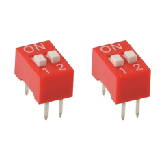 2 Way Slide Switch 2.54mm Pitch (Pack of 2) – Compact 2-way slide switch - Mini Switch - Robocraze