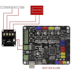 Power controller module for heated bed in 3D printers for stable temperature control -Robocraze