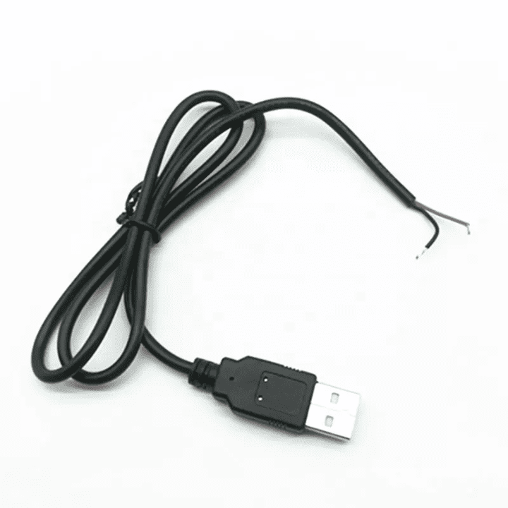 Micro USB to USB Power Cable 1M – High-quality USB power supply cable. -Electronic Components -Robocraze