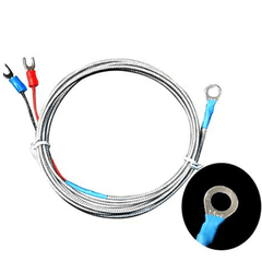 K Type Patch Surface Thermocouple Probe (1M) – Precision temperature monitoring. -Robocraze
