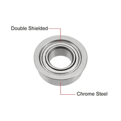 4x8x3mm universal flange ball bearing for mechanical assemblies -Ball Bearing -Robocraze