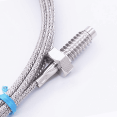 PT100 M6 Screw Probe Thermocouple (1M) – High-accuracy heat measurement. -Robocraze
