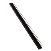 1x40 2.54mm Female Berg Strip – Right-angle female header for PCBs. -Electronic Components -Robocraze