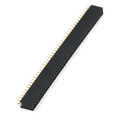 40x2 Female Berg Strip – Dual-row female header for circuits. Electronic Components - Robocraze