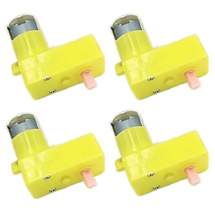 60 RPM L-Shaped Single Shaft BO Gear Motor, efficient for precise robotic movements – Robot Motors - Robocraze