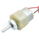 45 RPM 12V DC Gear Motor, ideal for controlled-speed robotic applications – Electric Motors - Robocraze