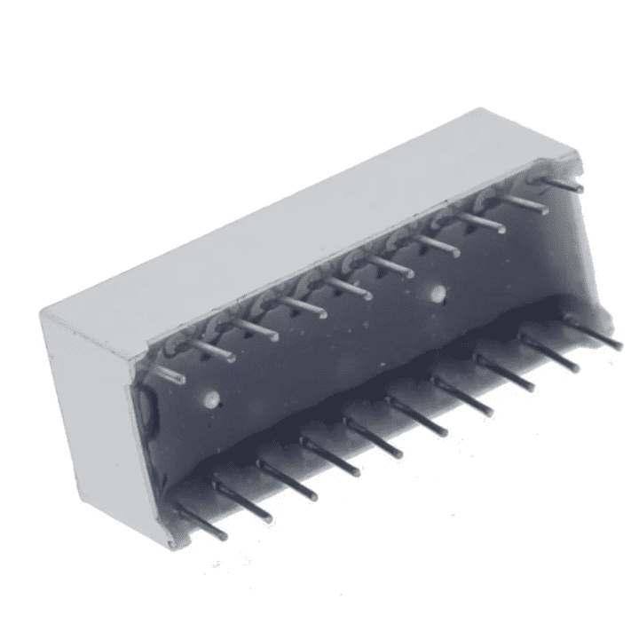 10 Segments 4 Colors Stripe Digital Bar Graph – Multi-segment LED for indicators - Electronic Components - Robocraze