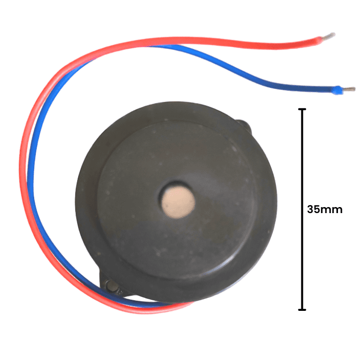 AC/230V - 35mm 230V AC Continuous Buzzer – Powerful AC buzzer for industrial use. -Electronic Components - Robocraze