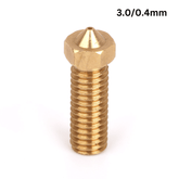 V6 Volcano Brass Extruder Nozzle 3.0mm x 0.4mm – High-quality 3D Printing Parts for smooth printing.-Robocraze