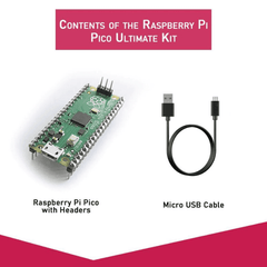Raspberry Pi Pico Ultimate Kit with Manual – Complete kit for Pico projects -Robocraze