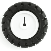 43mm Rubber Wheel for N20 Motor – Precision gear motor with wheel. -Robot Wheels and Chassis -Robocraze
